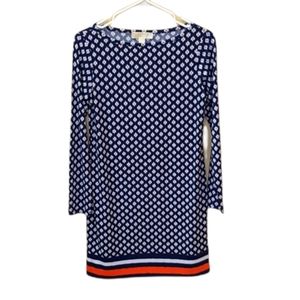 MICHAEL KORS Tunic Dress Blue Orange White